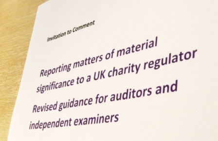 Consultation opens on the reporting of matters of material significance by auditors and independent examiners