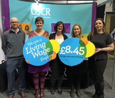 OSCR celebrates Living Wage commitment