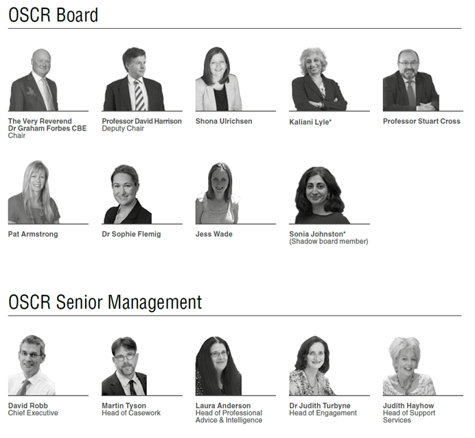 OSCR Management 2016-2017