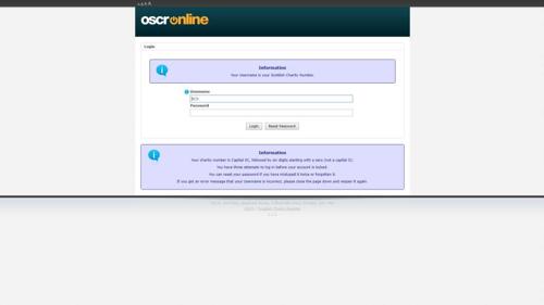 PCupdate OSCR Online login