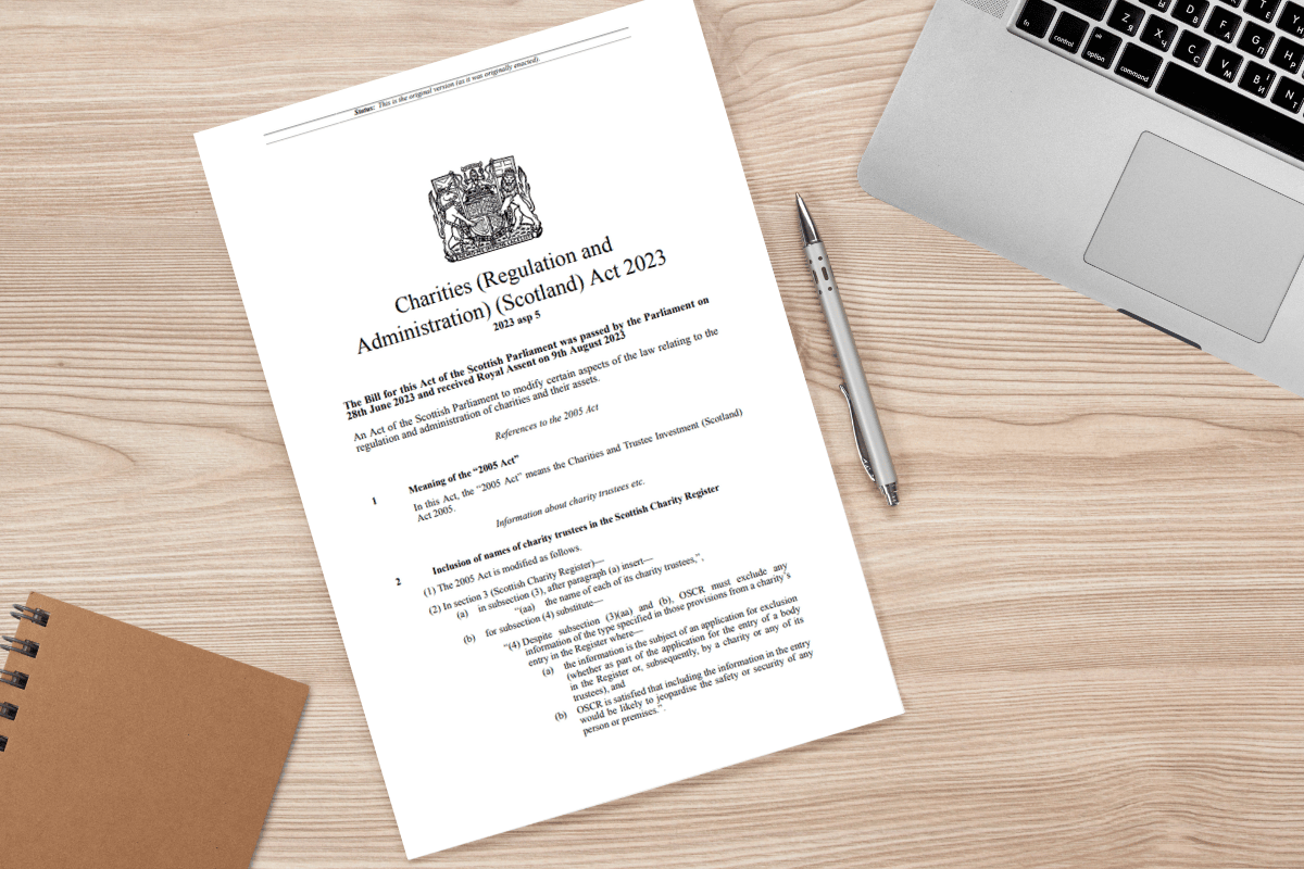OSCR Get Ready For New Charity Regulations Coming This Year